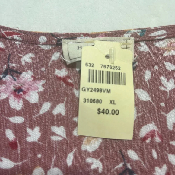 HAYDEN Girls Mauve Floral Print Babydoll Dress XL NWT - Picture 5 of 9